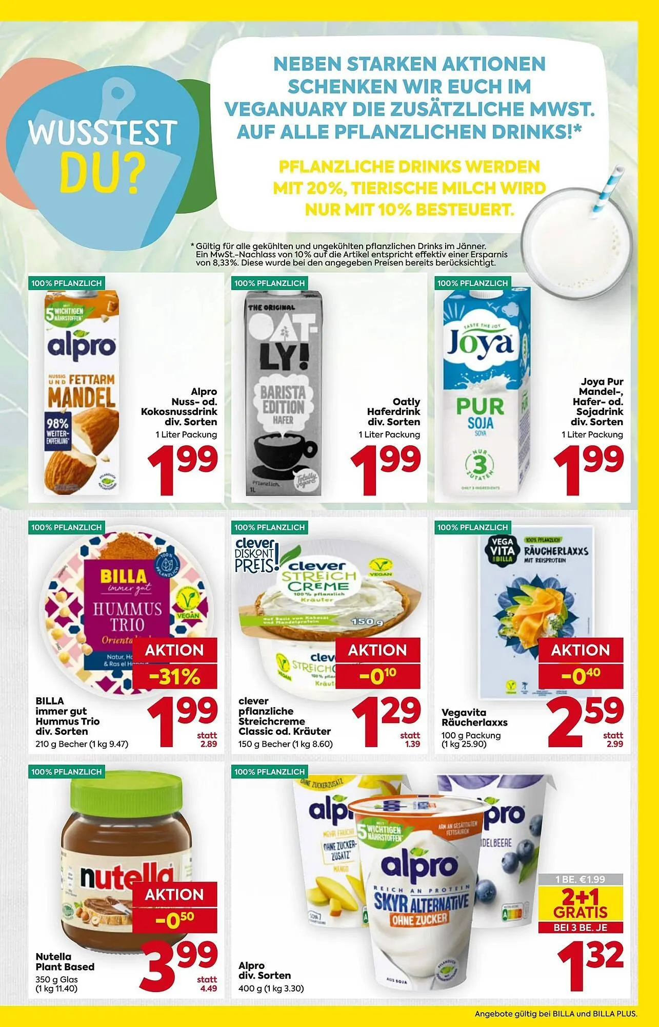 Billa Flugblatt von 2. Jänner bis 7. Jänner 2026 - Flugblätt seite 3