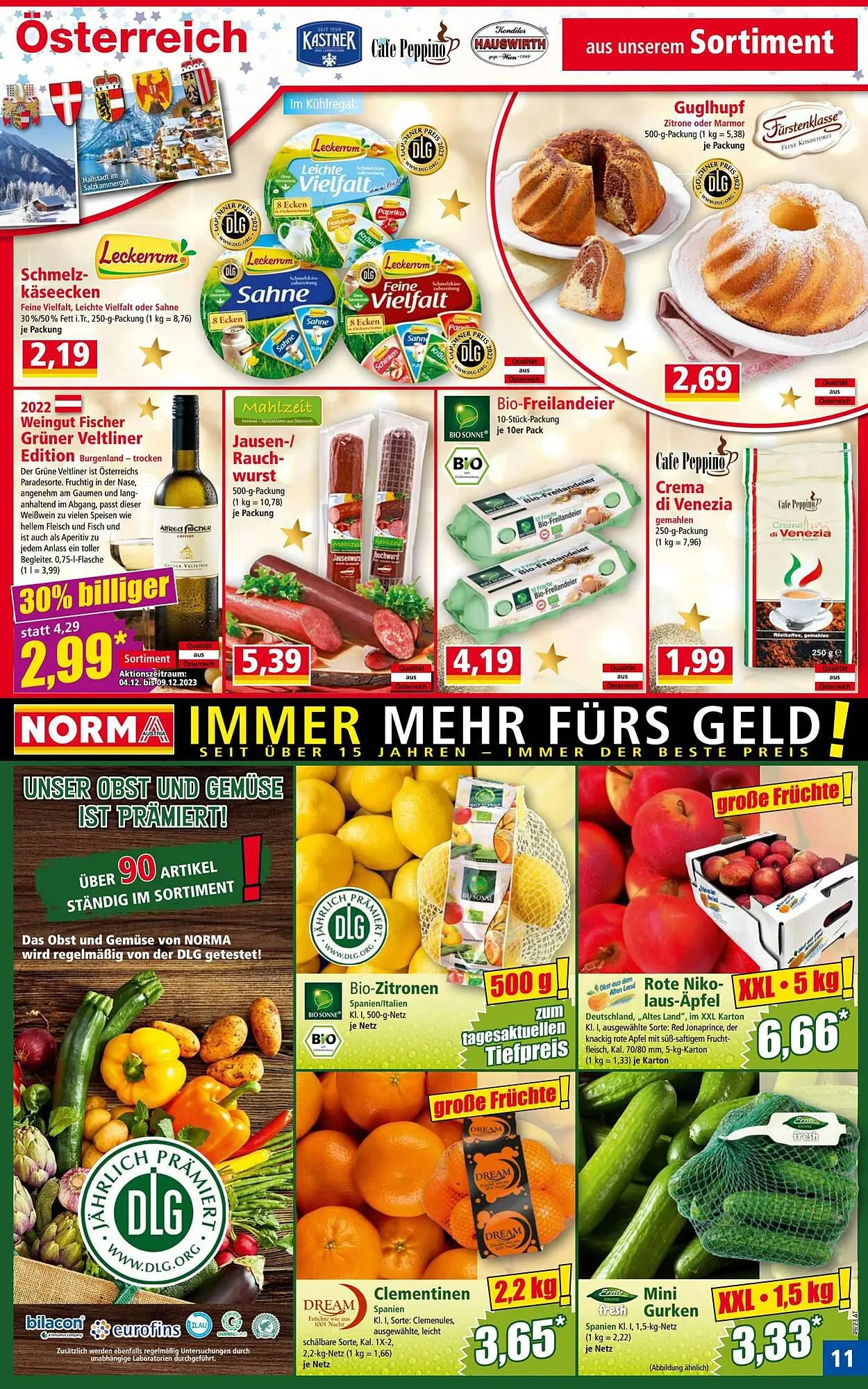 Norma Flugblatt von 3. Dezember bis 9. Dezember 2023 - Flugblätt seite 11