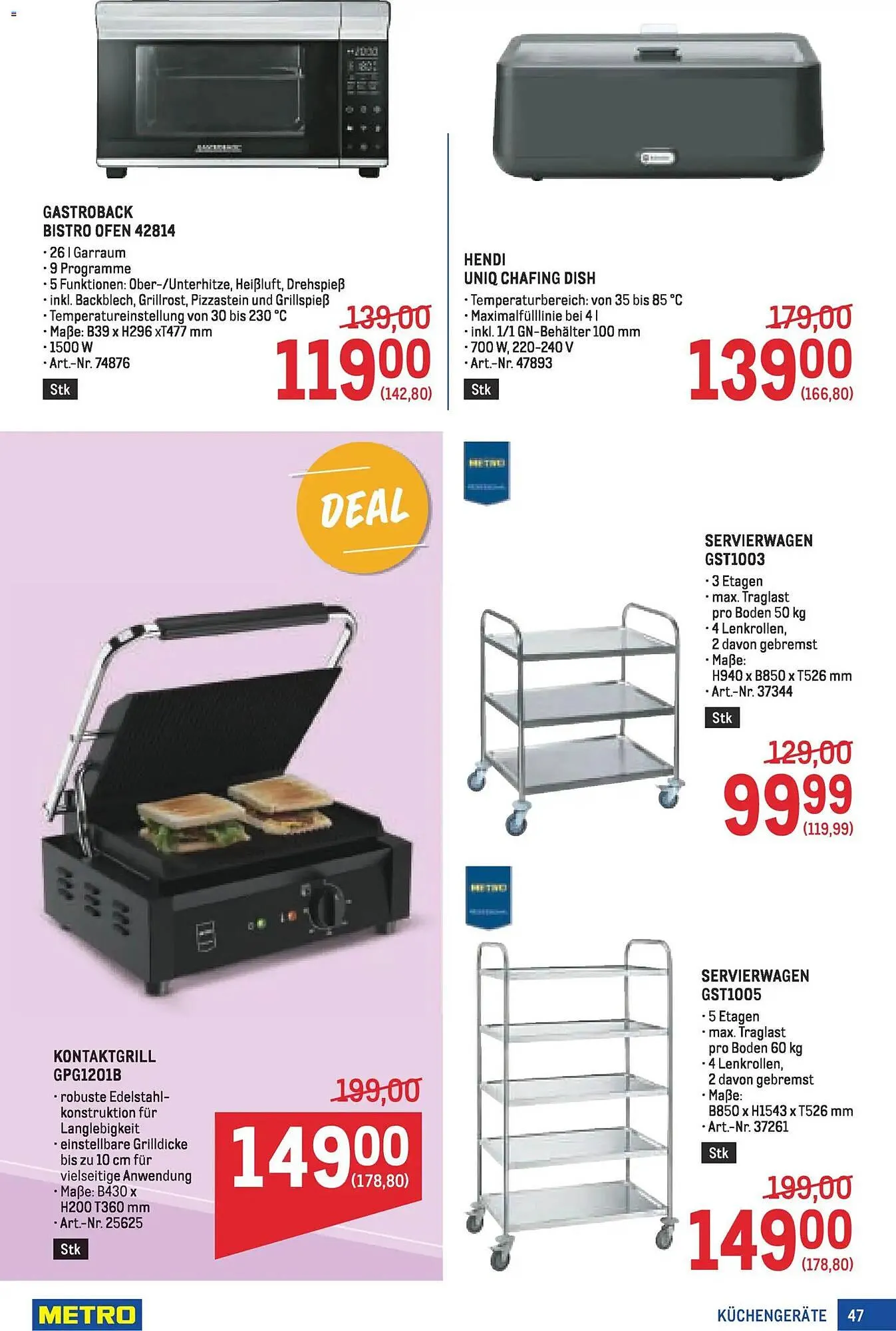 Metro Flugblatt von 13. November bis 26. November 2025 - Flugblätt seite  47