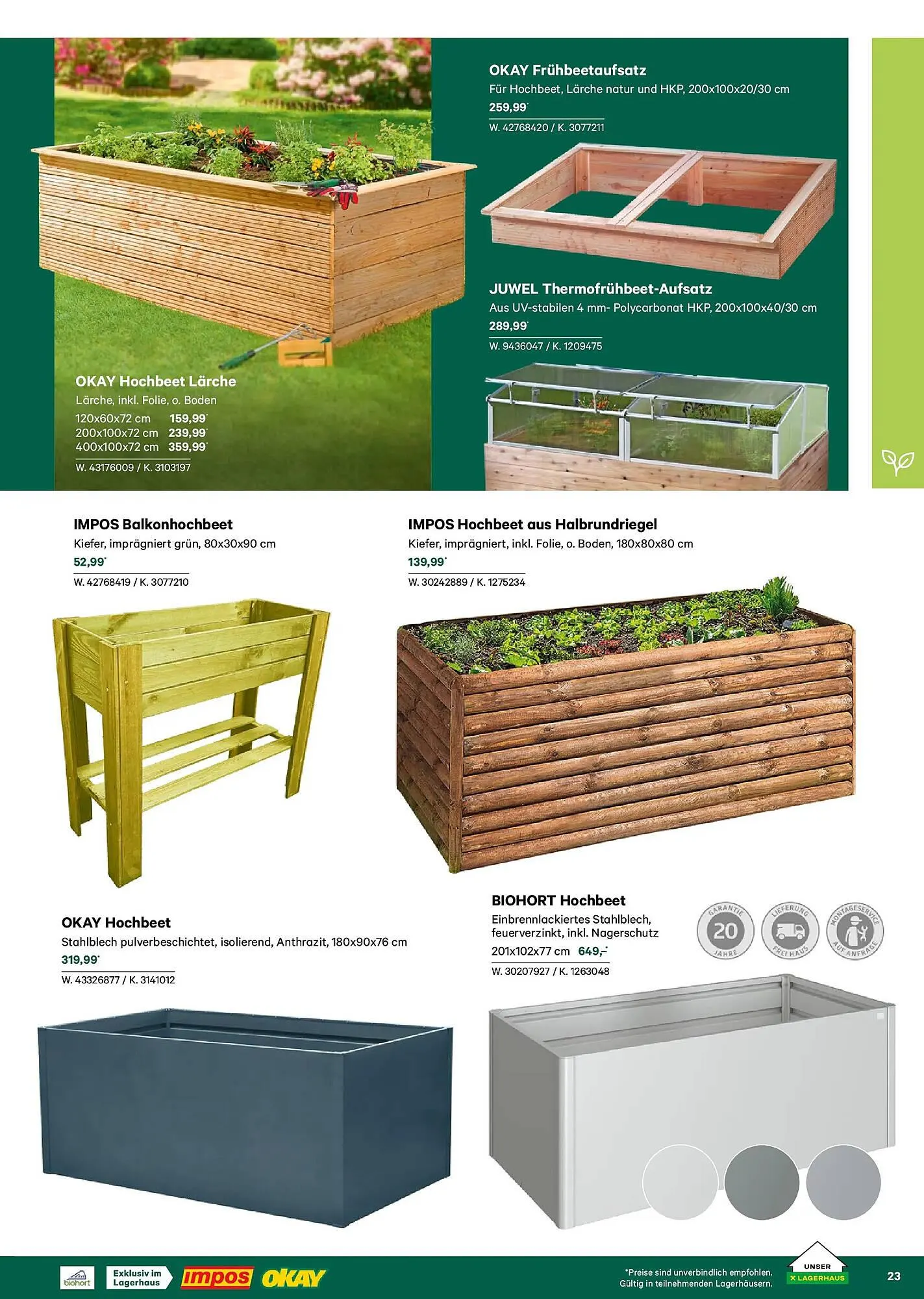 Lagerhaus Flugblatt von 22. Februar bis 31. Mai 2026 - Flugblätt seite 23