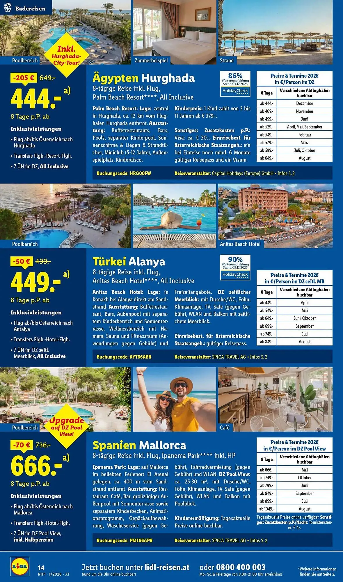 Lidl Flugblatt von 29. Dezember bis 31. Jänner 2026 - Flugblätt seite  14