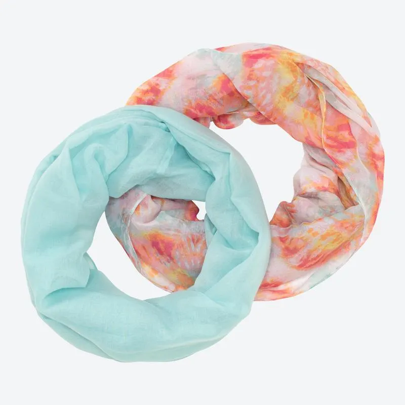 Damen-Loop-Schal, 2er-Pack