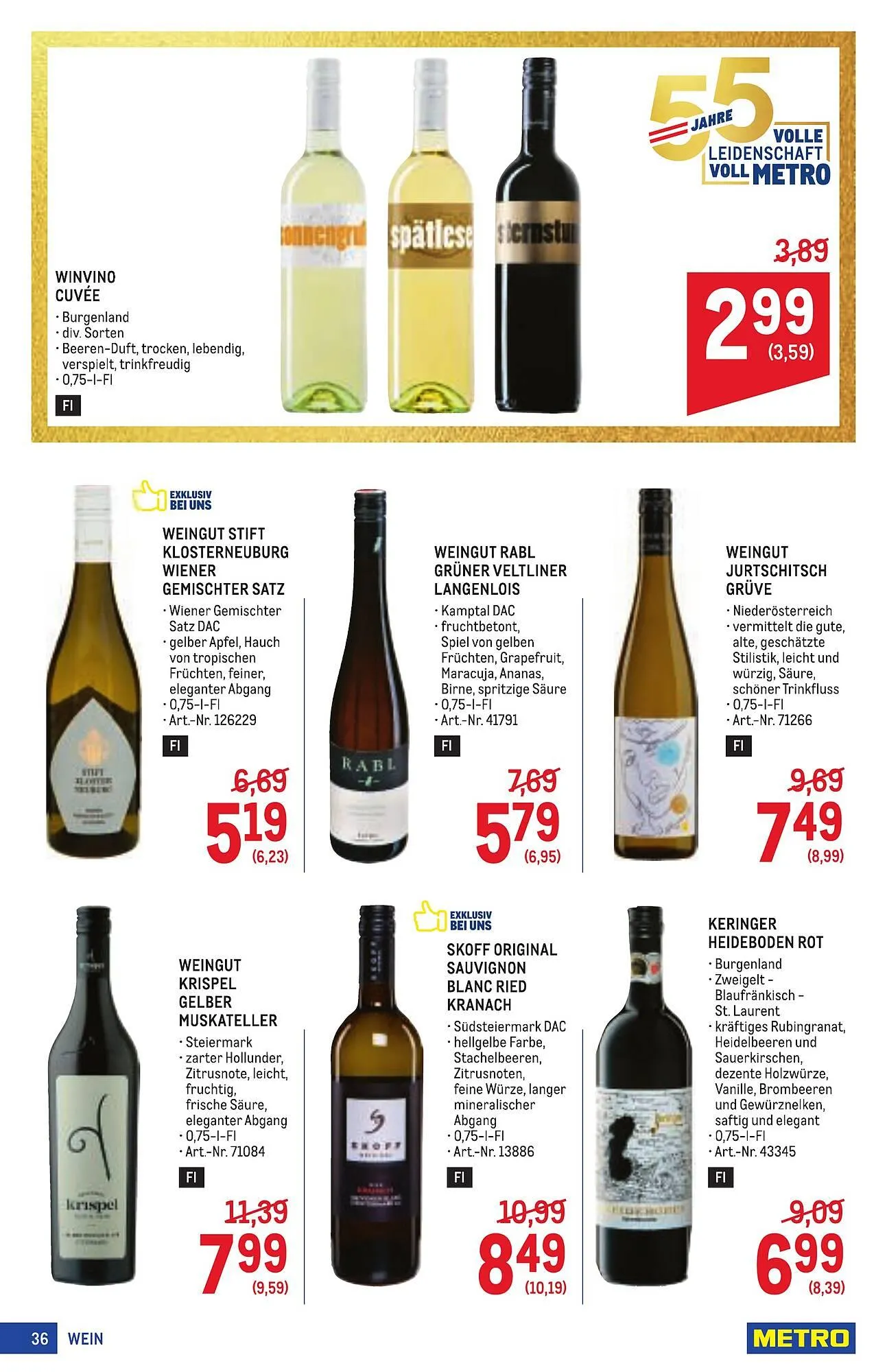 Metro Flugblatt von 16. April bis 29. April 2026 - Flugblätt seite  36