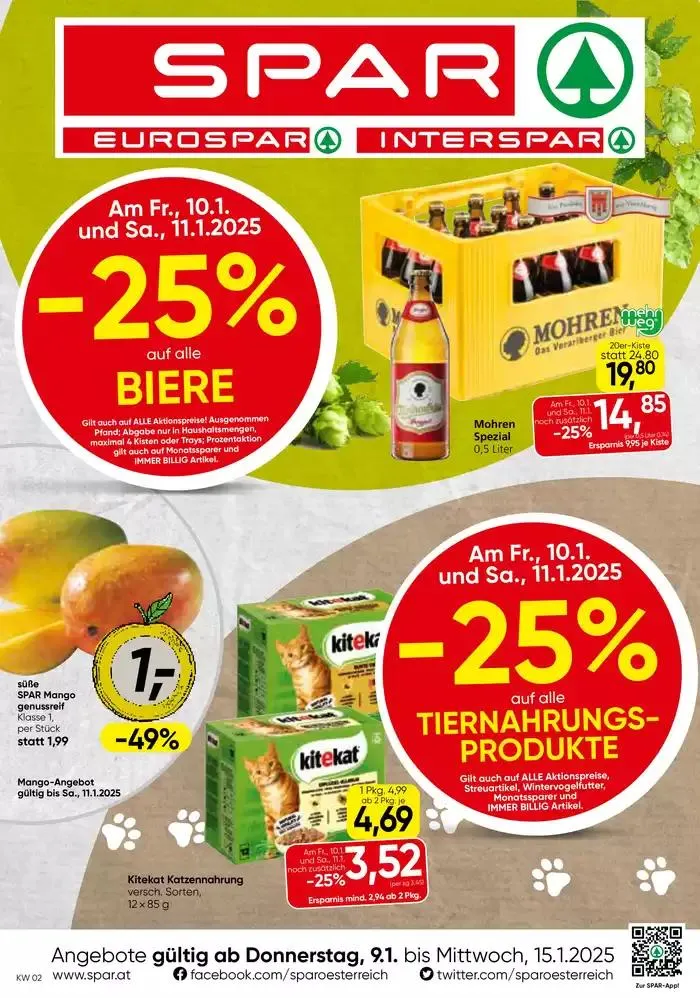 Exklusive Deals für unsere Kunden von 8. Jänner bis 15. Jänner 2025 - Flugblätt seite 1