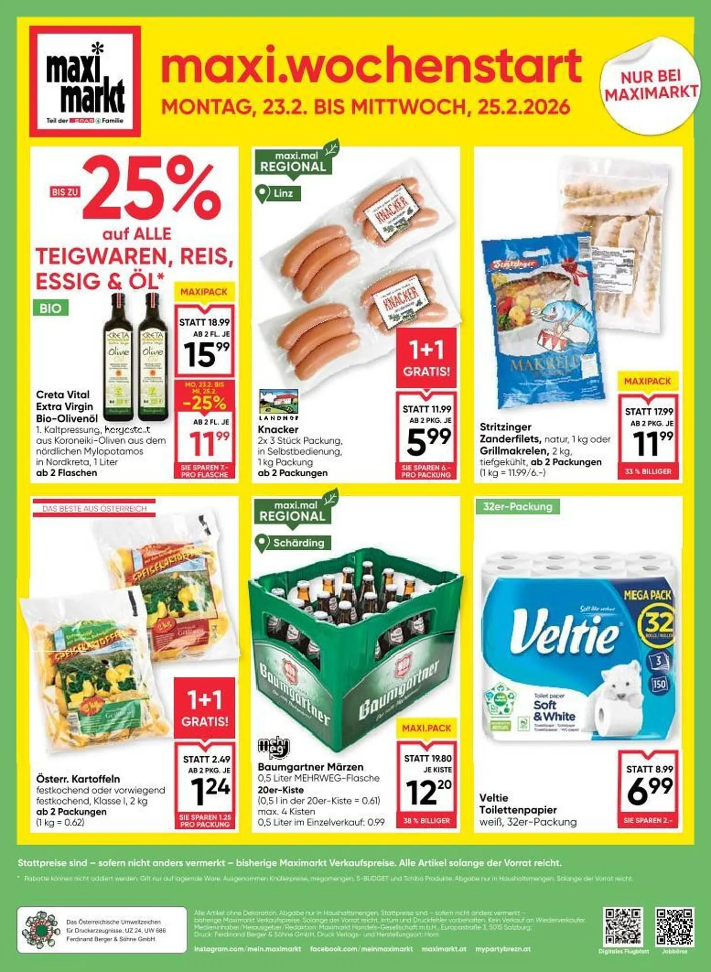 Maximarkt Flugblatt von 19. Februar bis 25. Februar 2026 - Flugblätt seite  24