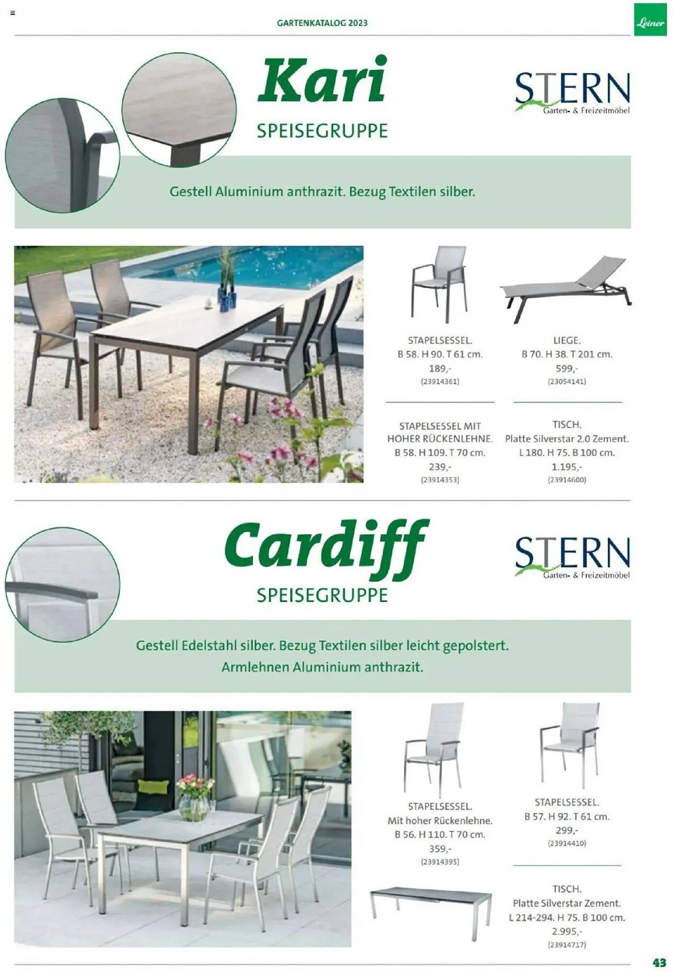 Leiner Flugblatt von 3. Februar bis 31. August 2023 - Flugblätt seite 43