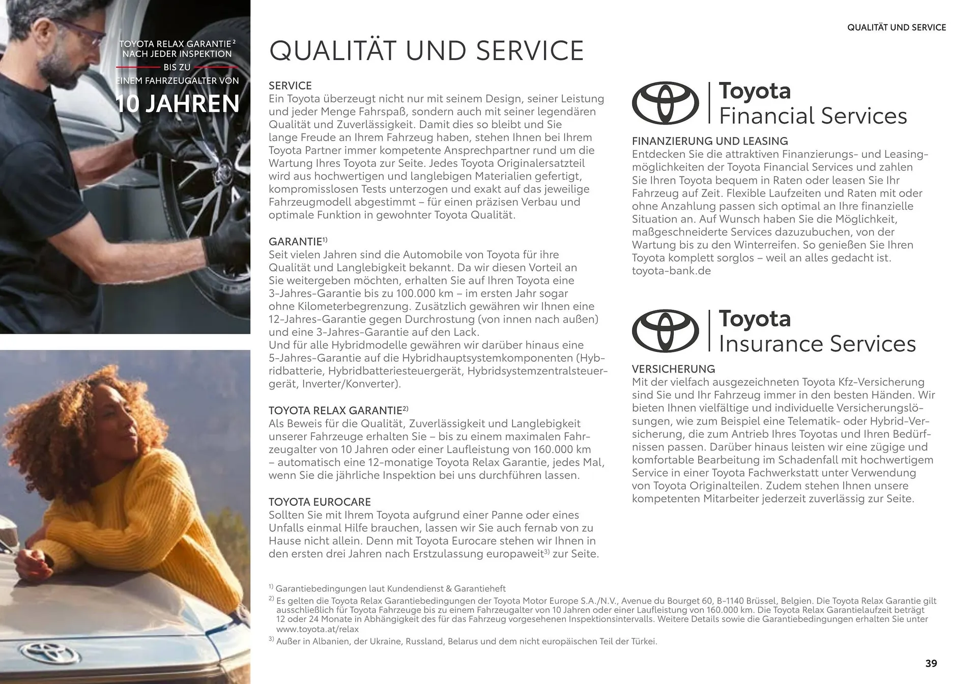 Toyota Flugblatt von 1. April bis 20. Oktober 2026 - Flugblätt seite  39