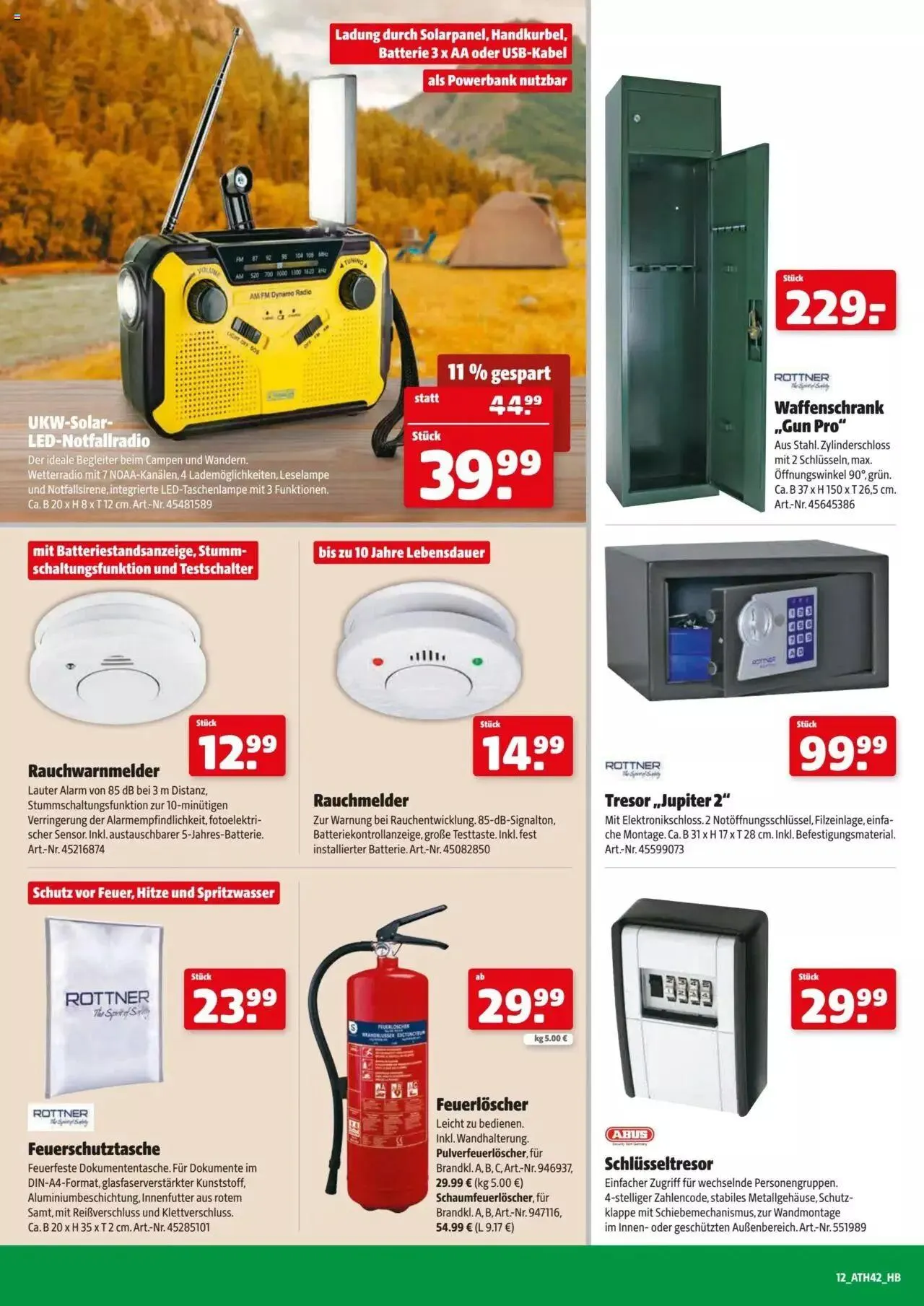 Hagebau Flugblatt von 6. Dezember bis 23. Dezember 2023 - Flugblätt seite 12