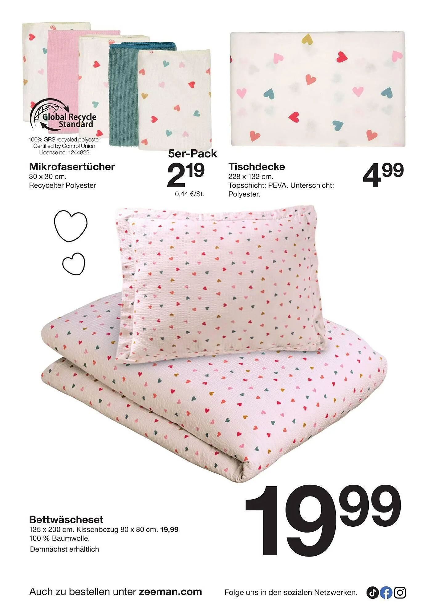 Zeeman Prospekt von 17. Jänner bis 30. Jänner 2026 - Flugblätt seite  8