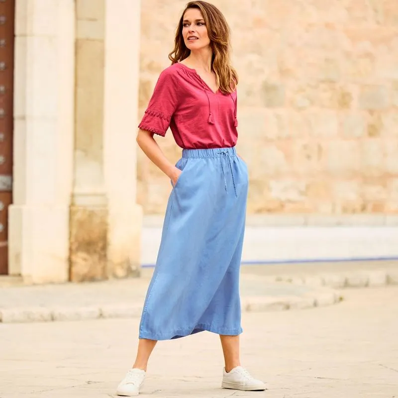 Damen-Rock aus Lyocell