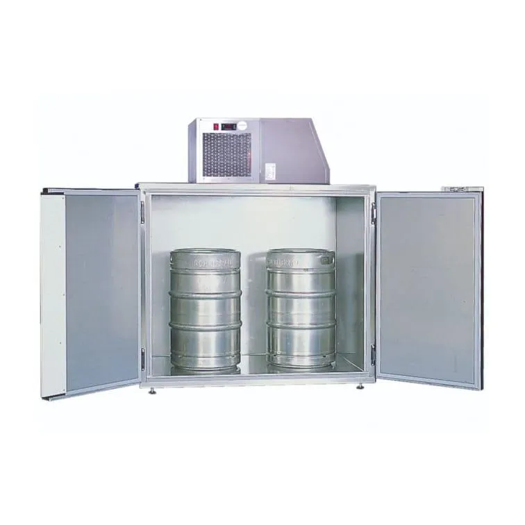 ich-zapfe Fassvorkühler für 2 Fässer, Stahlblech Alu-Zink-Klarlack