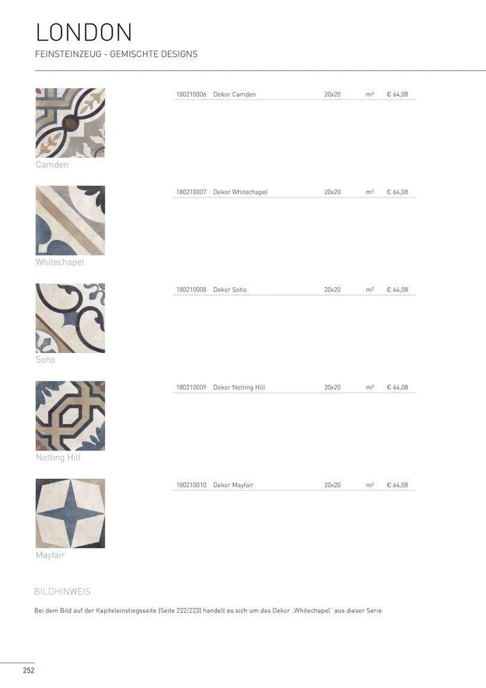 Fliesen 2024 von 5. Juni bis 31. Dezember 2024 - Flugblätt seite 250