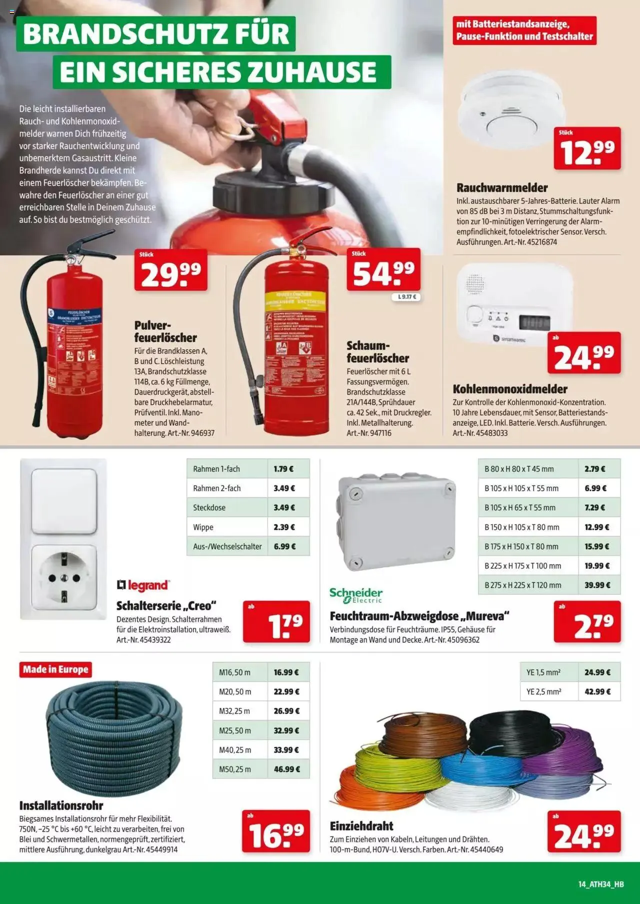 Hagebau Flugblatt von 28. September bis 7. Oktober 2023 - Flugblätt seite 14