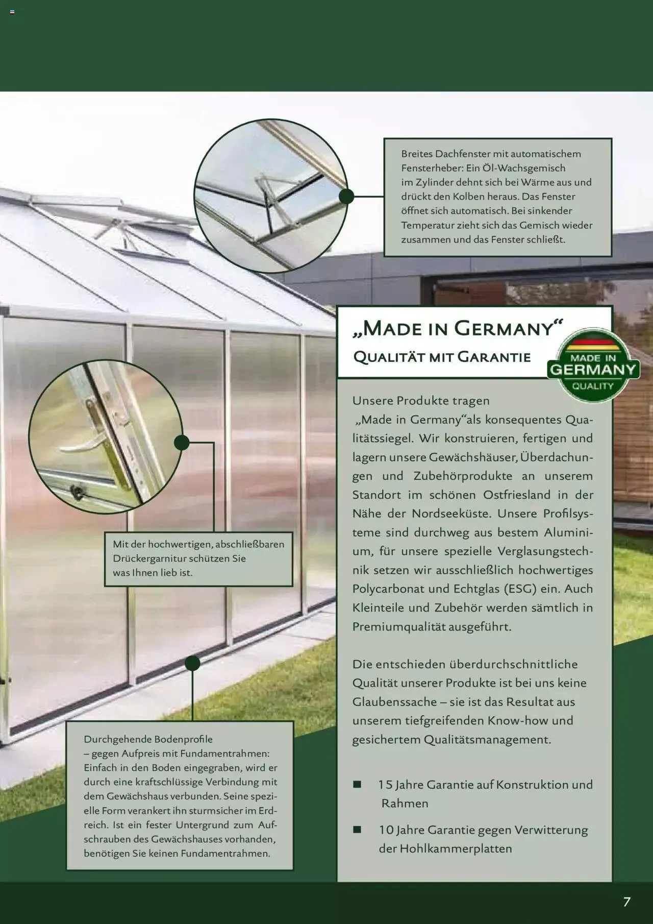 Dehner - KGT Premium Gewächshäuser von 12. Jänner bis 31. Dezember 2023 - Flugblätt seite  7