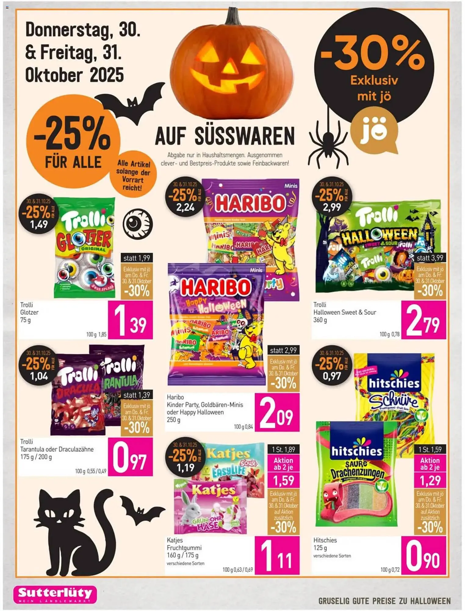 Sutterlüty Flugblatt von 30. Oktober bis 4. November 2025 - Flugblätt seite  14