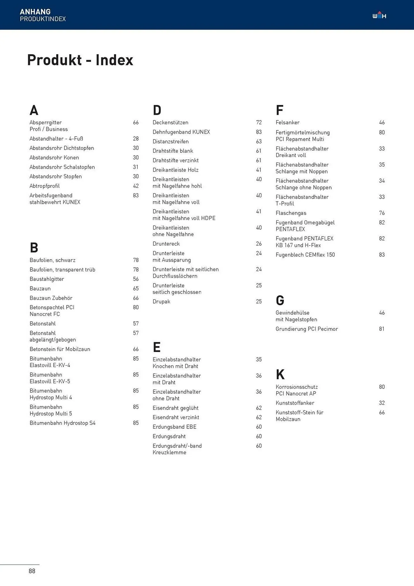 Würth Flugblatt von 22. Februar bis 31. Dezember 2024 - Flugblätt seite 88