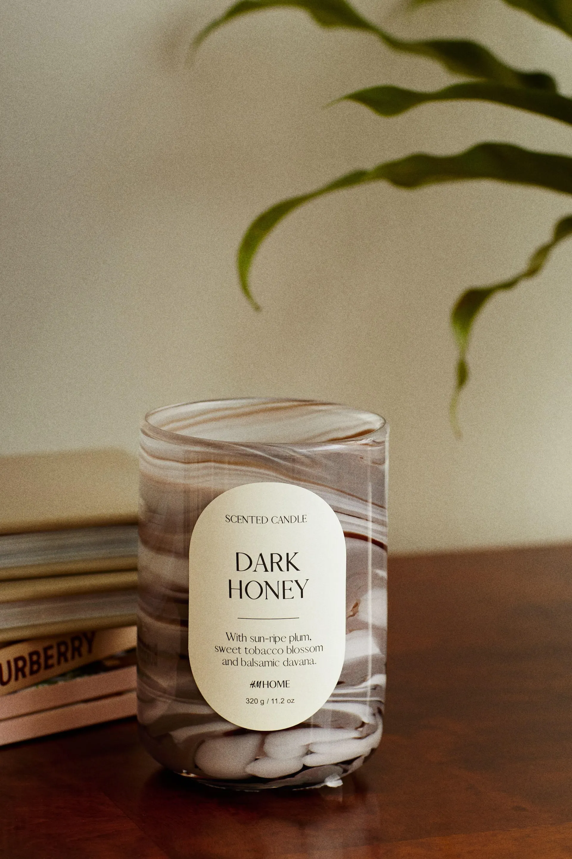 Duftkerze im Glasgefäß