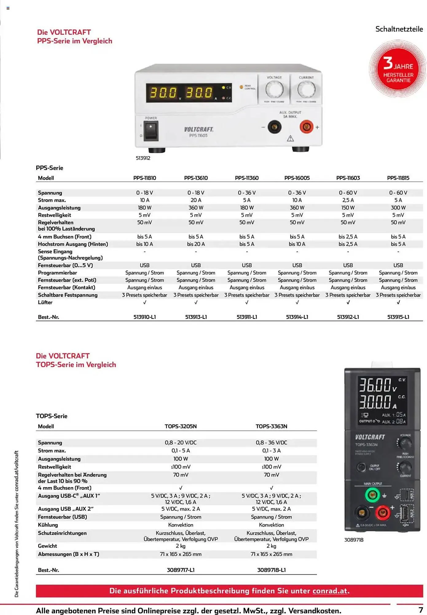 Conrad Katalog von 1. Oktober bis 30. November 2025 - Flugblätt seite  7