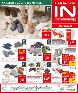 INTERSPAR Flugblatt von 29. Oktober bis 4. November 2026 - Flugblätt seite  16