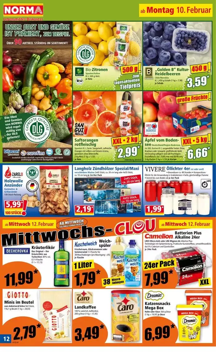 Große Auswahl an Angeboten von 10. Februar bis 14. Februar 2025 - Flugblätt seite 12