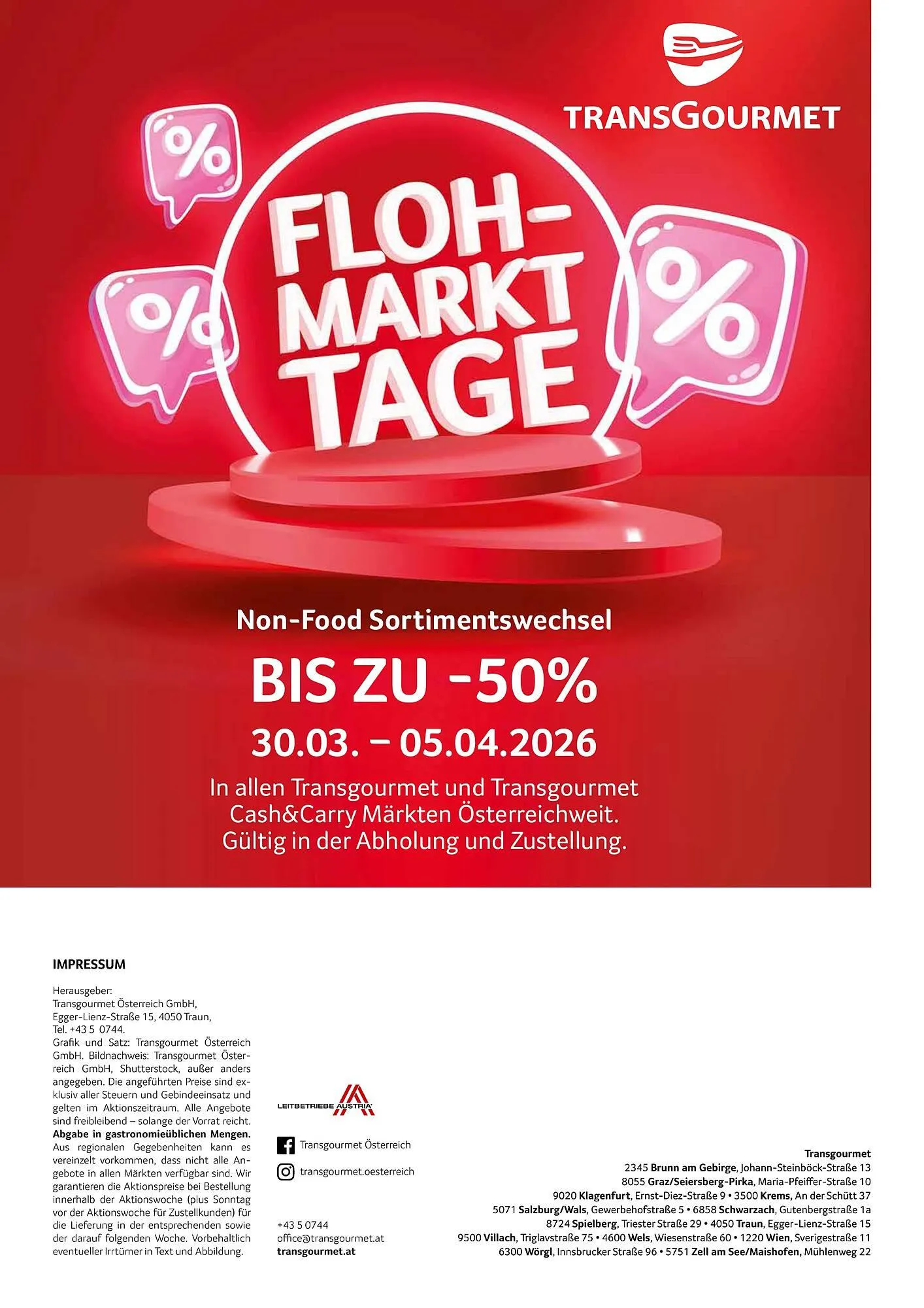 Transgourmet Flugblatt von 30. März bis 4. April 2026 - Flugblätt seite  32
