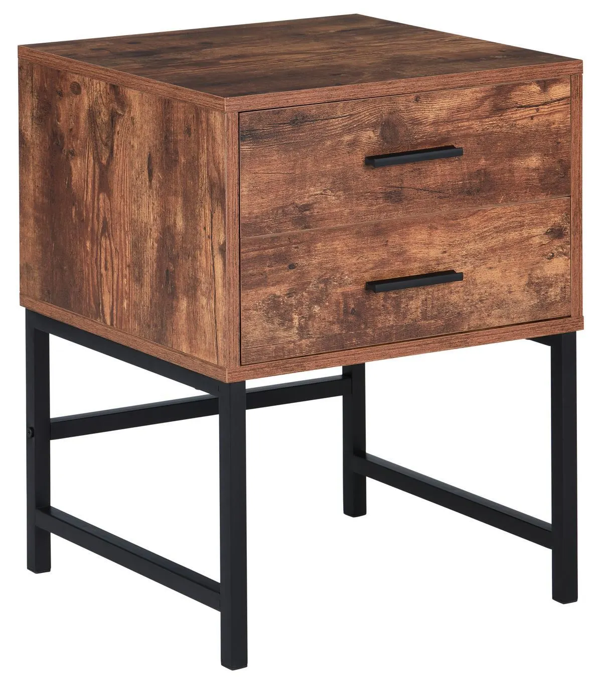 Livetastic Nachtkästchen Naturfarben H: 58 cm Industry