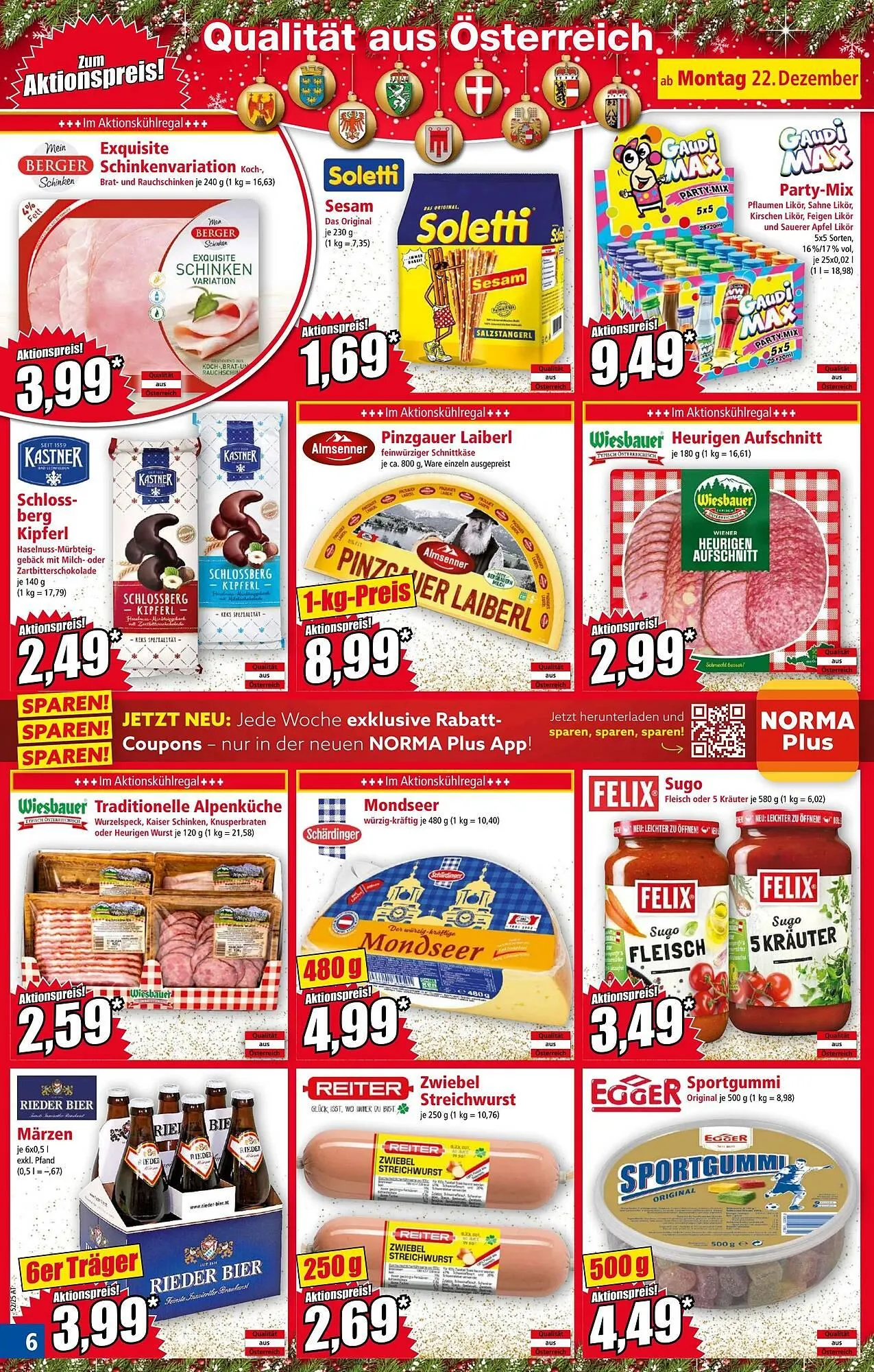 Norma Prospekt von 22. Dezember bis 28. Dezember 2025 - Flugblätt seite  6