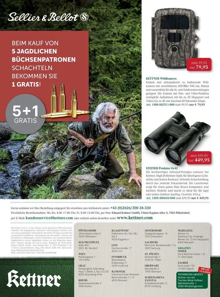 Bock Jagd Aktionen 2024 von 26. Juni bis 31. Dezember 2024 - Flugblätt seite  24