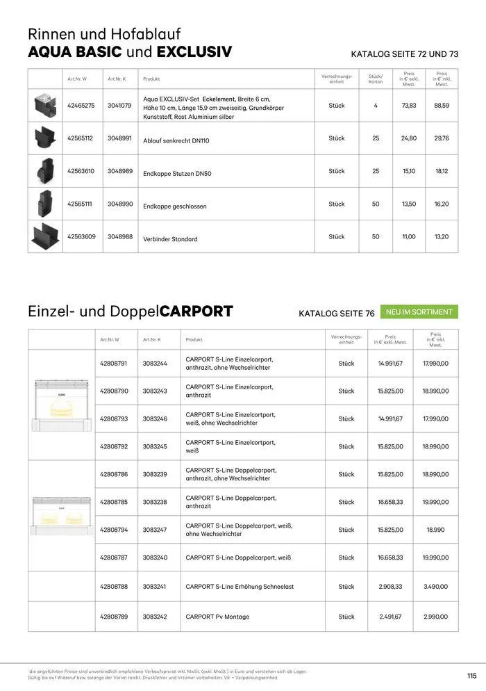 Casafino Katalog von 1. Februar bis 31. Dezember 2024 - Flugblätt seite 115