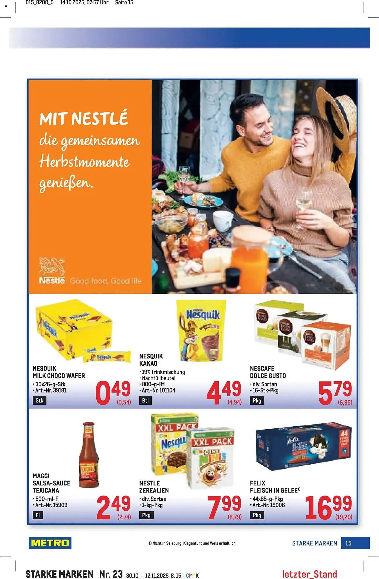 Metro Flugblatt von 30. Oktober bis 12. November 2025 - Flugblätt seite 15