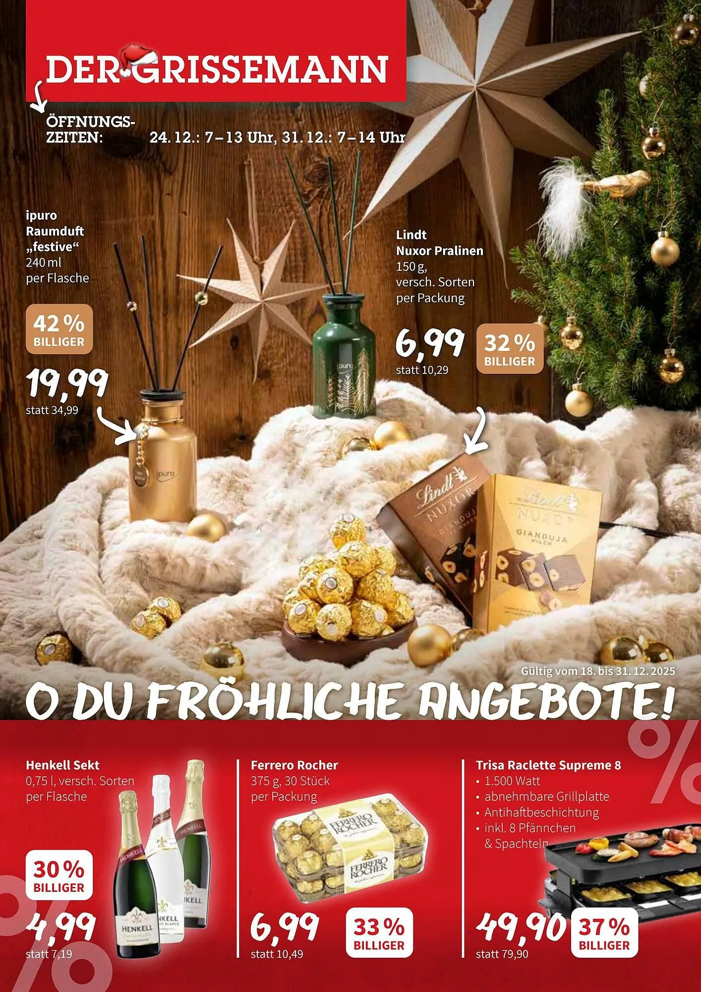 Eurogast Grissemann Flugblatt von 24. Dezember bis 31. Dezember 2025 - Flugblätt seite 1