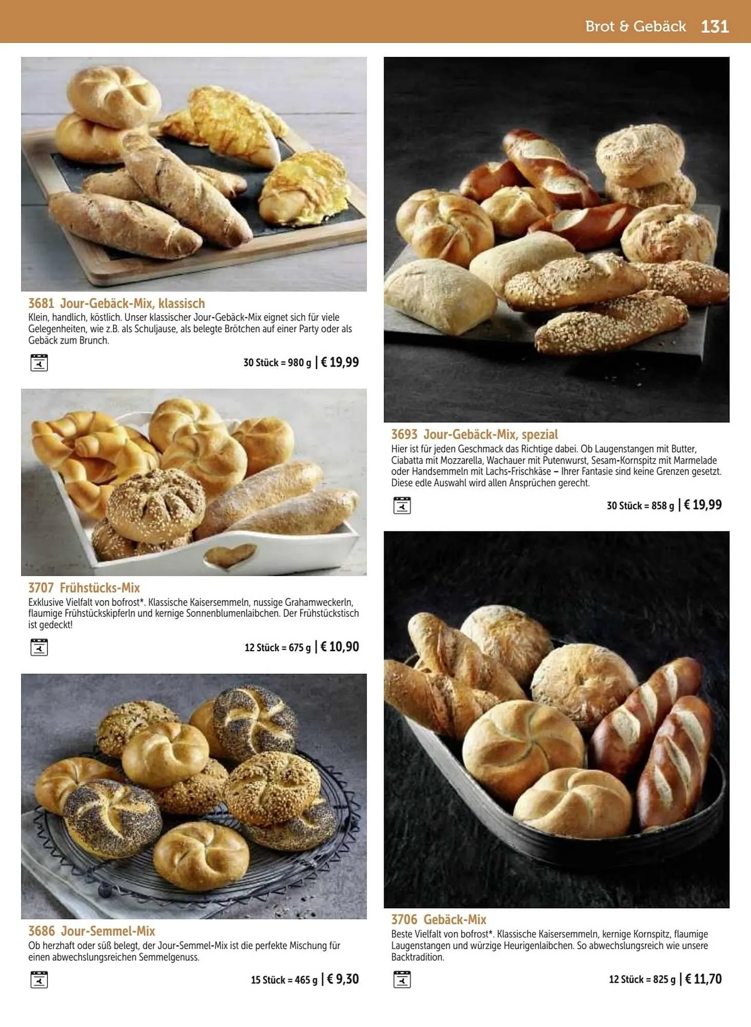 Bofrost Flugblatt von 25. September bis 29. Februar 2024 - Flugblätt seite  131