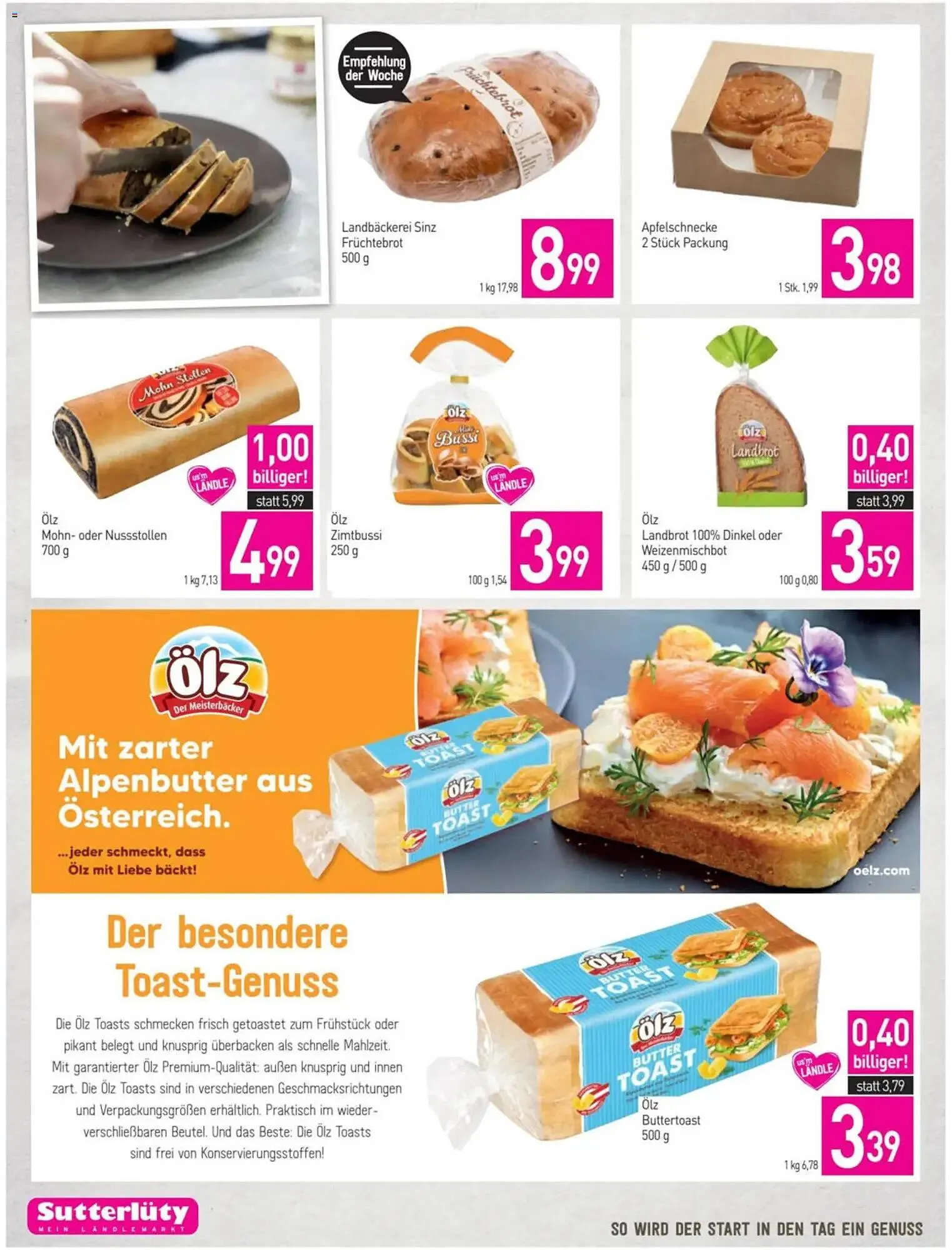 Sutterlüty Flugblatt von 30. Oktober bis 4. November 2025 - Flugblätt seite  2