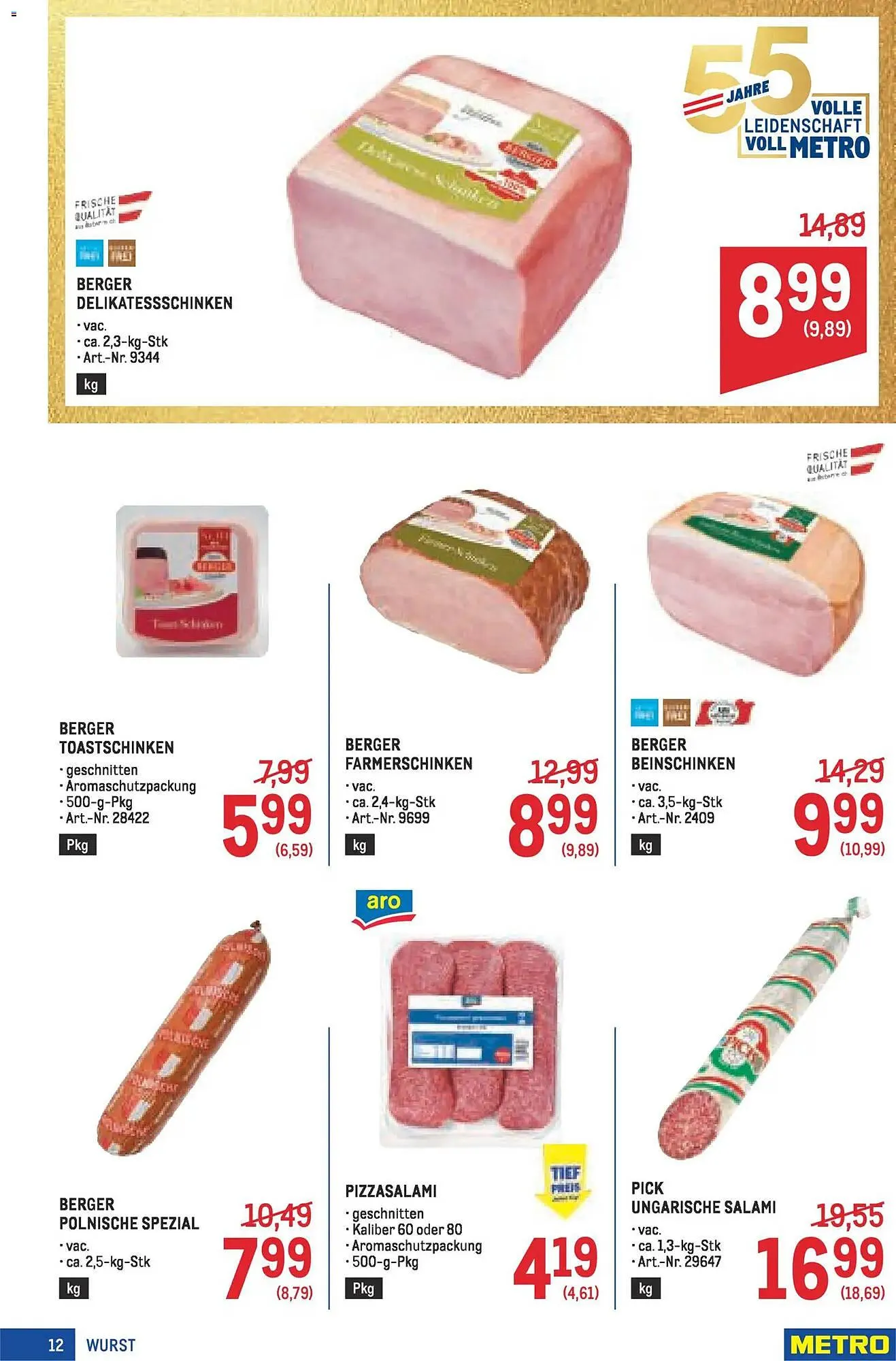 Metro Flugblatt von 19. März bis 1. April 2026 - Flugblätt seite  12