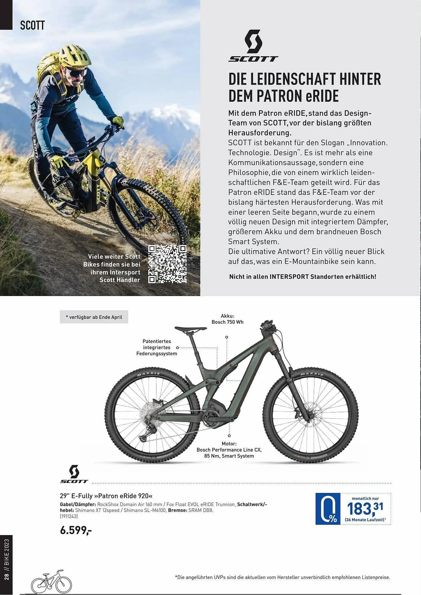 Intersport Flugblatt von 3. April bis 31. Dezember 2023 - Flugblätt seite  28