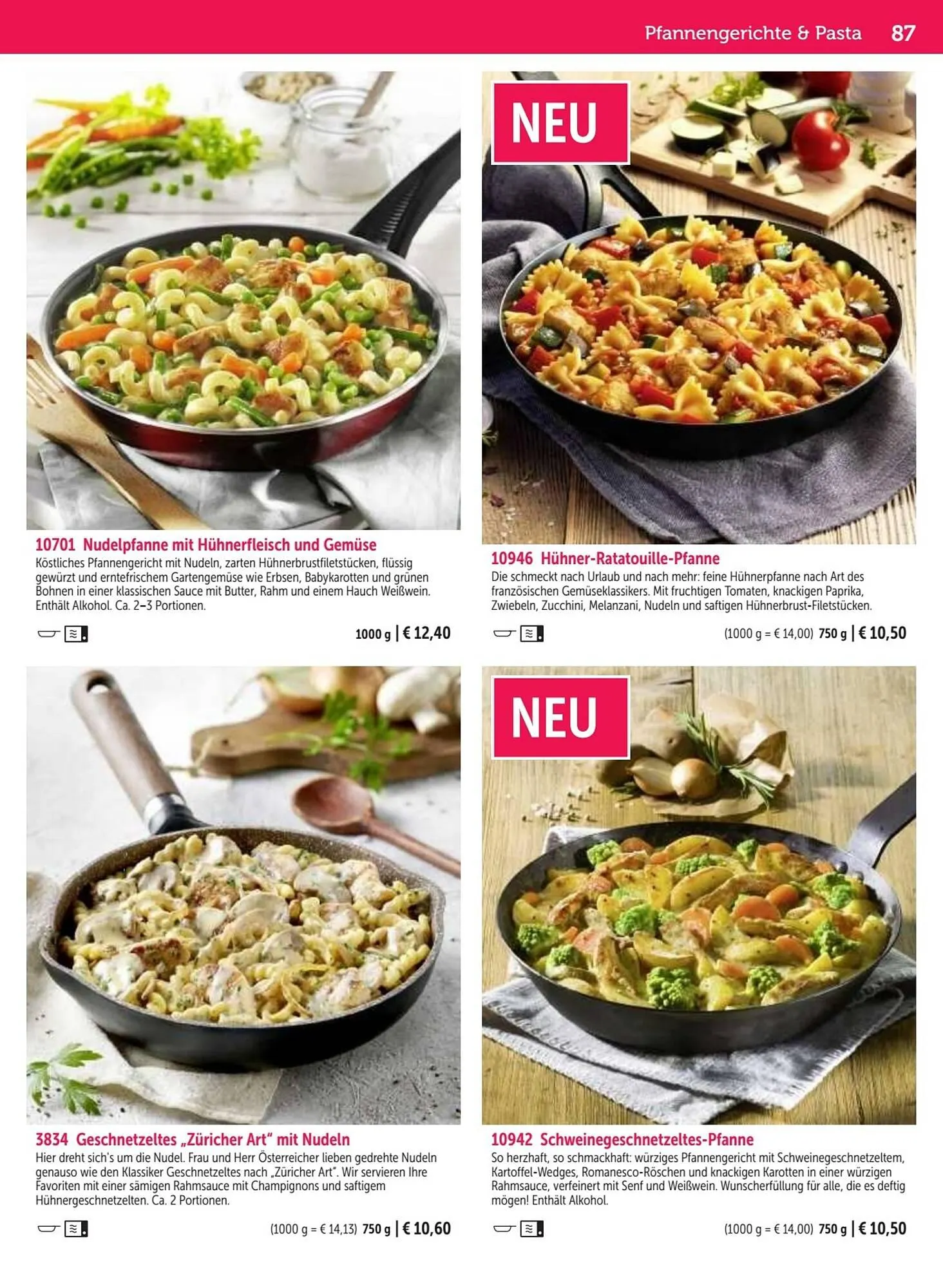 Bofrost Flugblatt von 25. September bis 29. Februar 2024 - Flugblätt seite  87