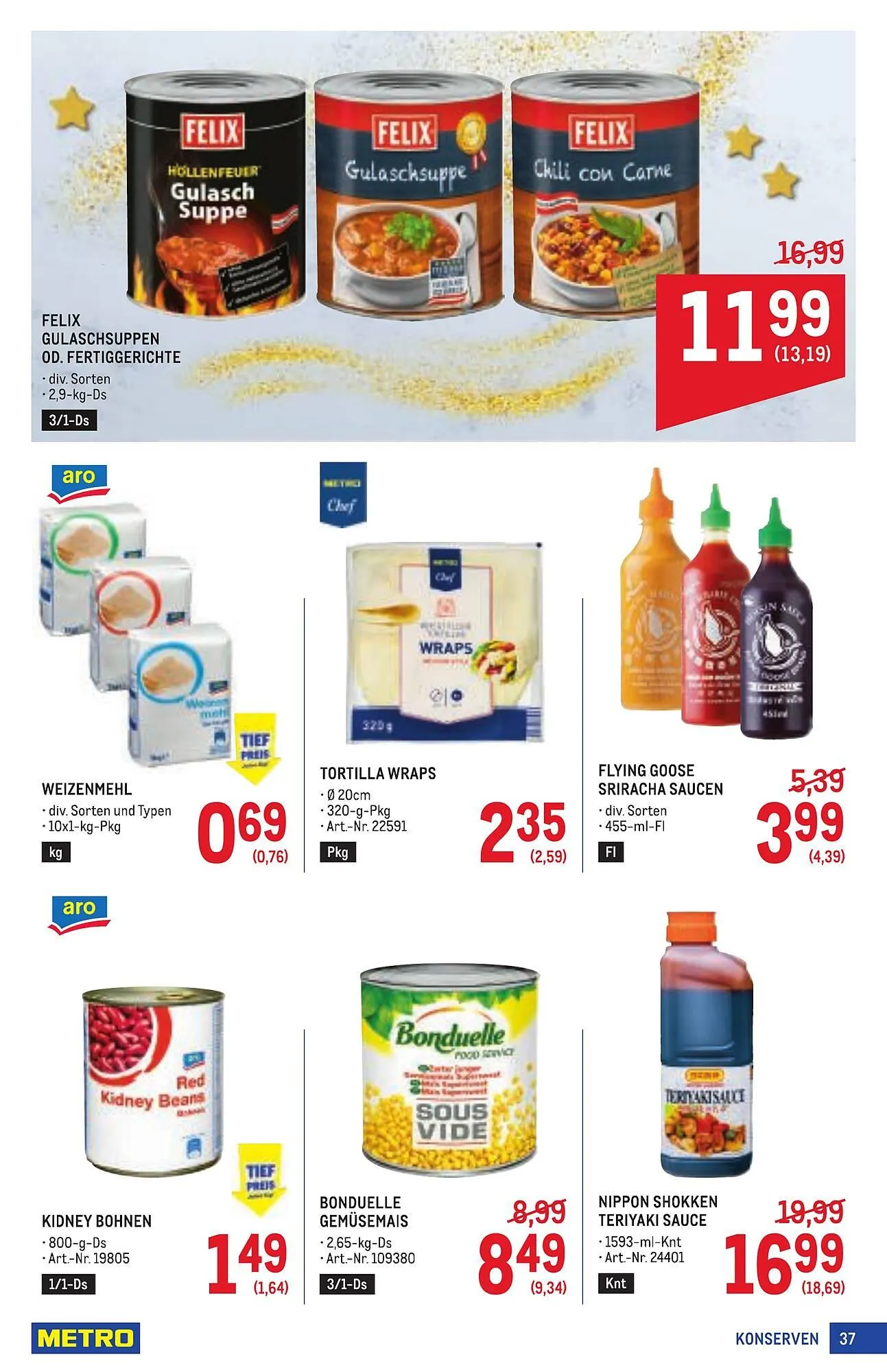 Metro Flugblatt von 11. Dezember bis 7. Jänner 2026 - Flugblätt seite  37