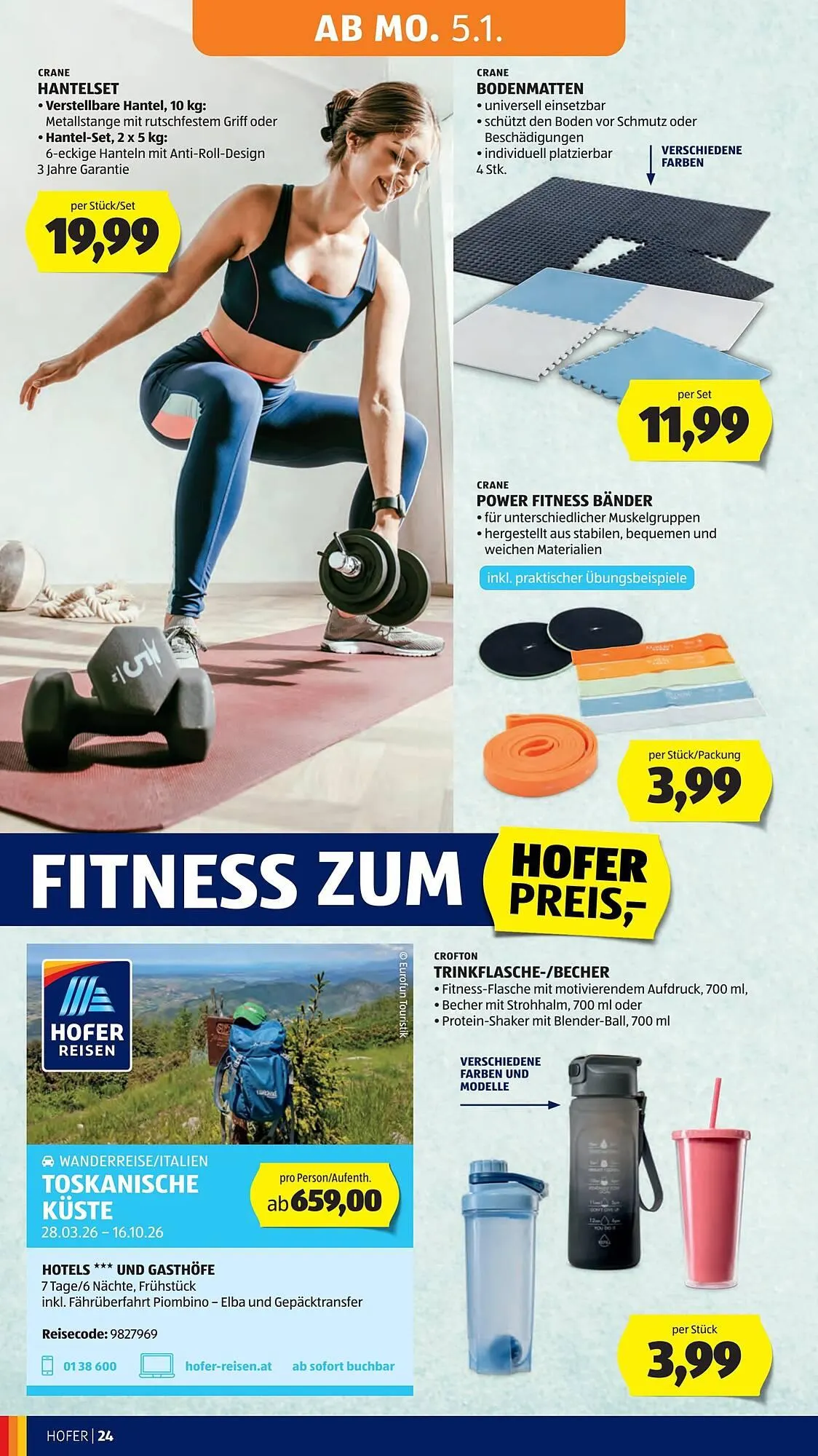 Hofer Flugblatt von 2. Jänner bis 9. Jänner 2026 - Flugblätt seite  28