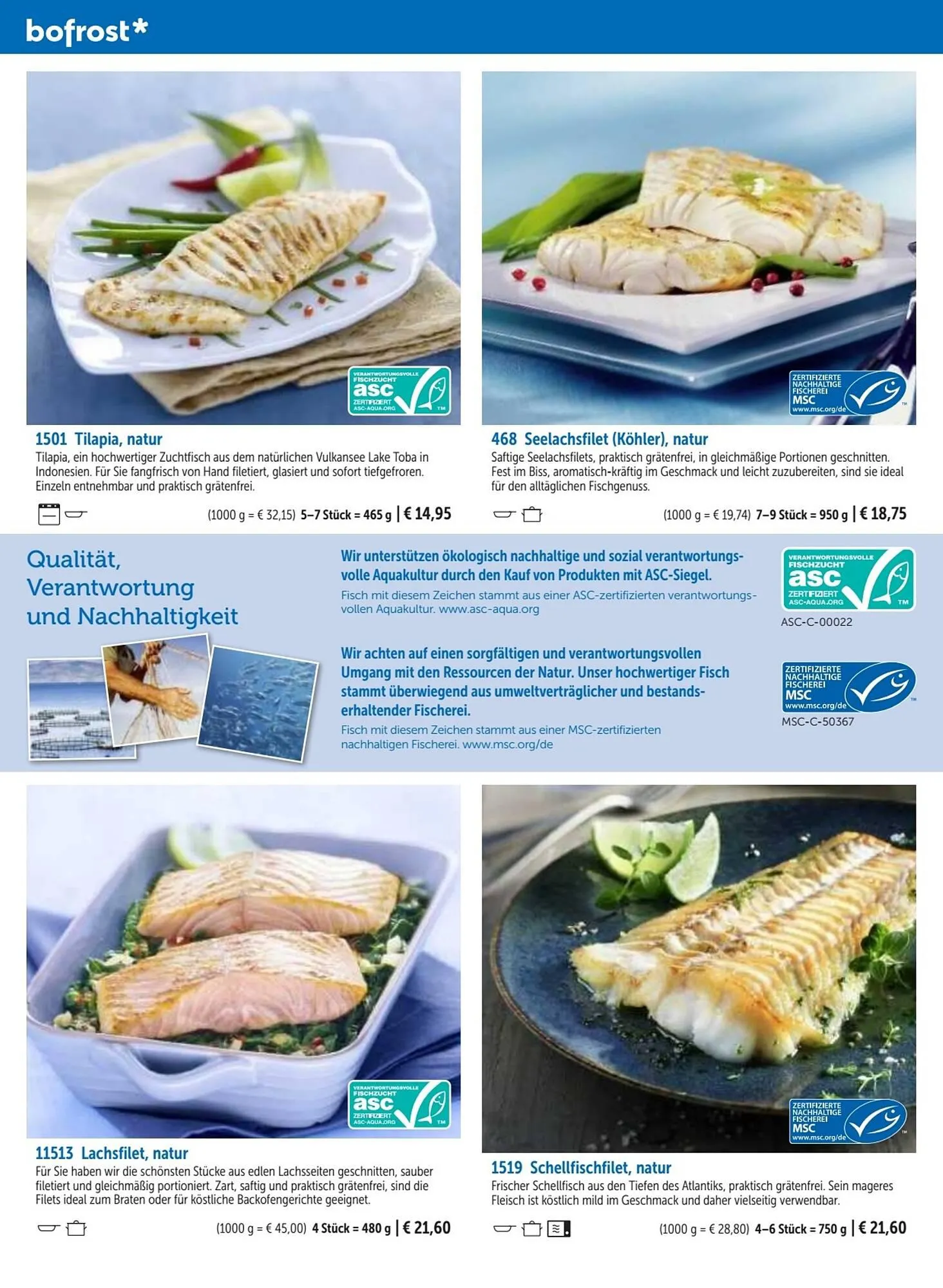 Bofrost Flugblatt von 1. März bis 31. August 2023 - Flugblätt seite  54