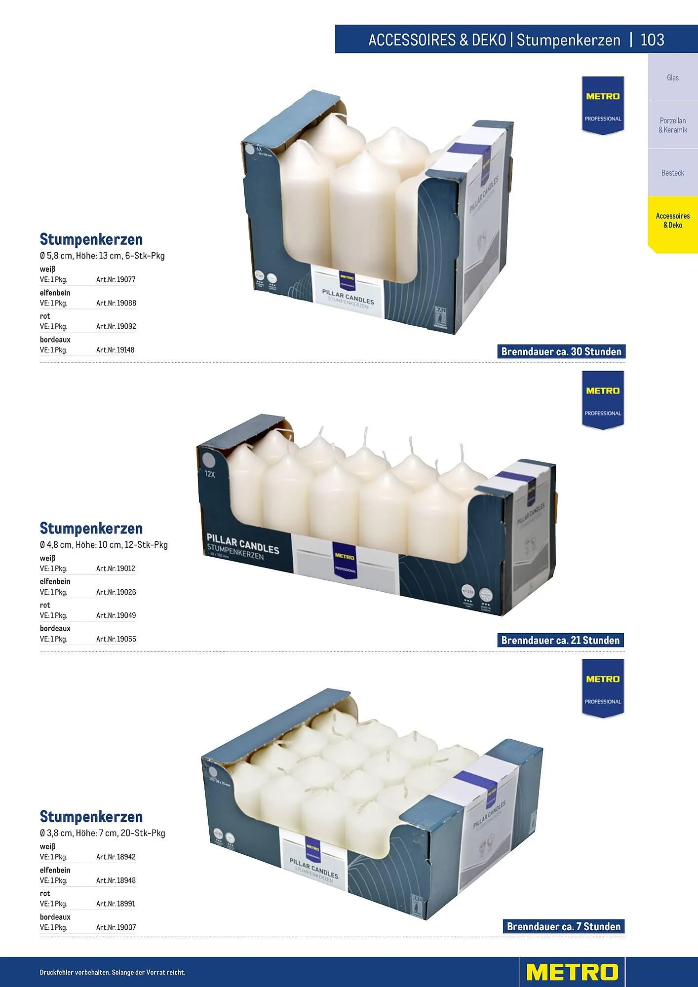 Metro Flugblatt von 25. März bis 31. Dezember 2026 - Flugblätt seite  103