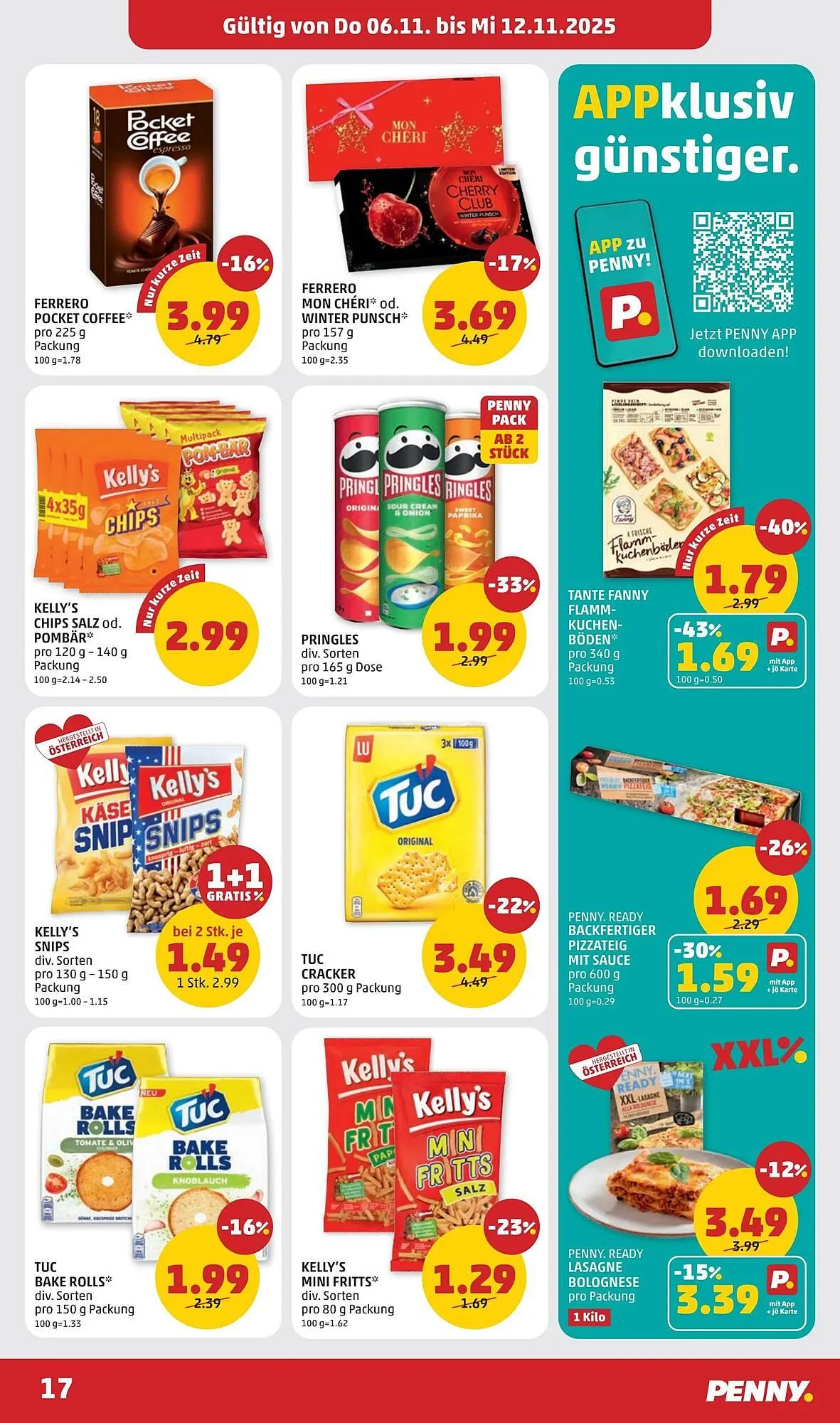 PENNY Flugblatt von 6. November bis 12. November 2025 - Flugblätt seite 17