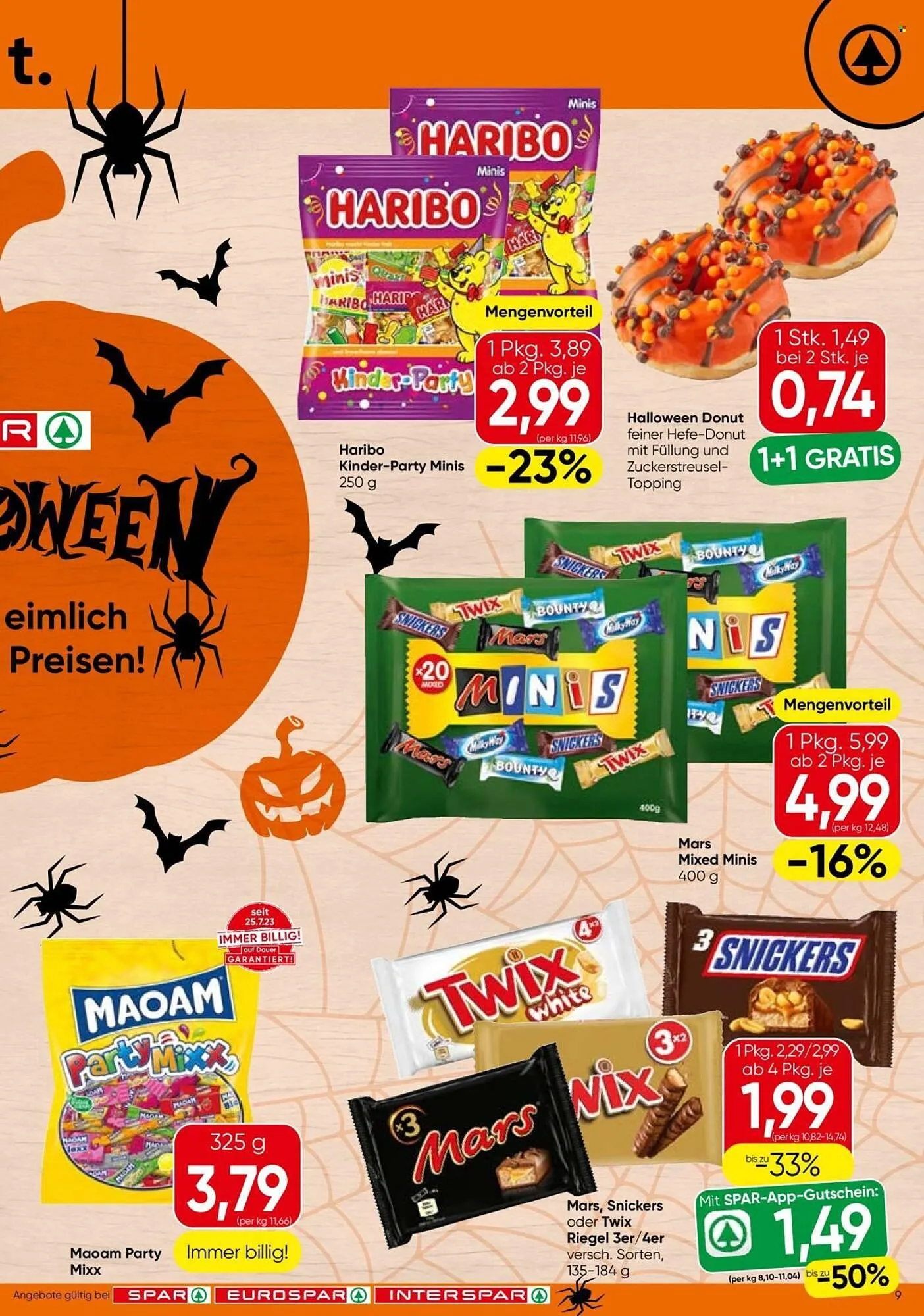 Eurospar Flugblatt von 23. Oktober bis 5. November 2025 - Flugblätt seite  9
