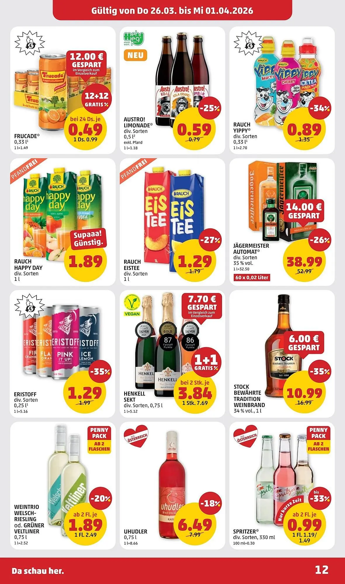 PENNY Flugblatt von 26. März bis 1. April 2026 - Flugblätt seite 12