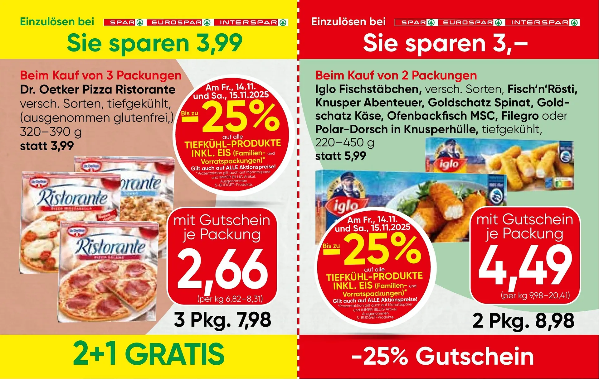 Spar Flugblatt von 13. November bis 3. Dezember 2025 - Flugblätt seite 4