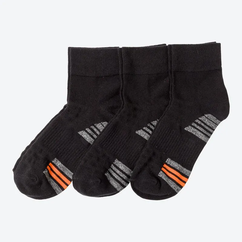 Herren-Sport-Sneaker-Socken mit Mesh, 3er-Pack