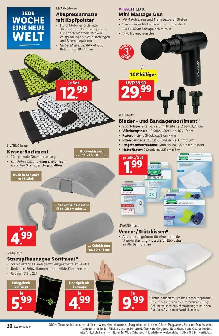 Aktuelle Flugblätter Ab Donnerstag, 26.9. von 26. September bis 2. Oktober 2024 - Flugblätt seite  20