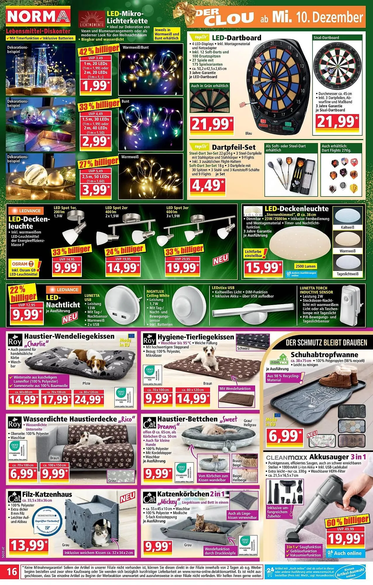 Norma Prospekt von 8. Dezember bis 14. Dezember 2025 - Flugblätt seite  16