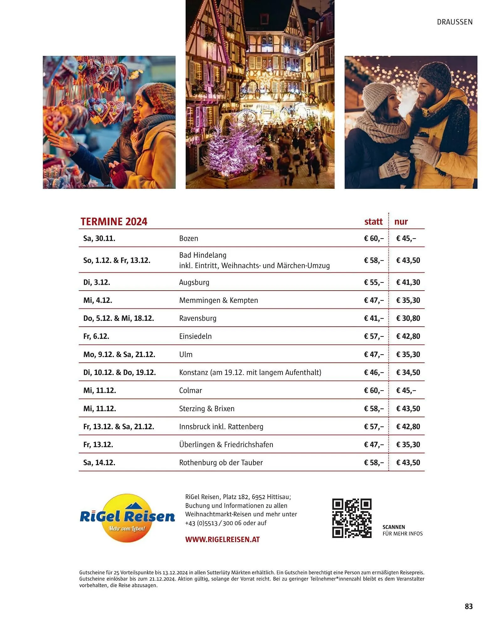 Sutterlüty Flugblatt von 19. November bis 9. Dezember 2024 - Flugblätt seite  83