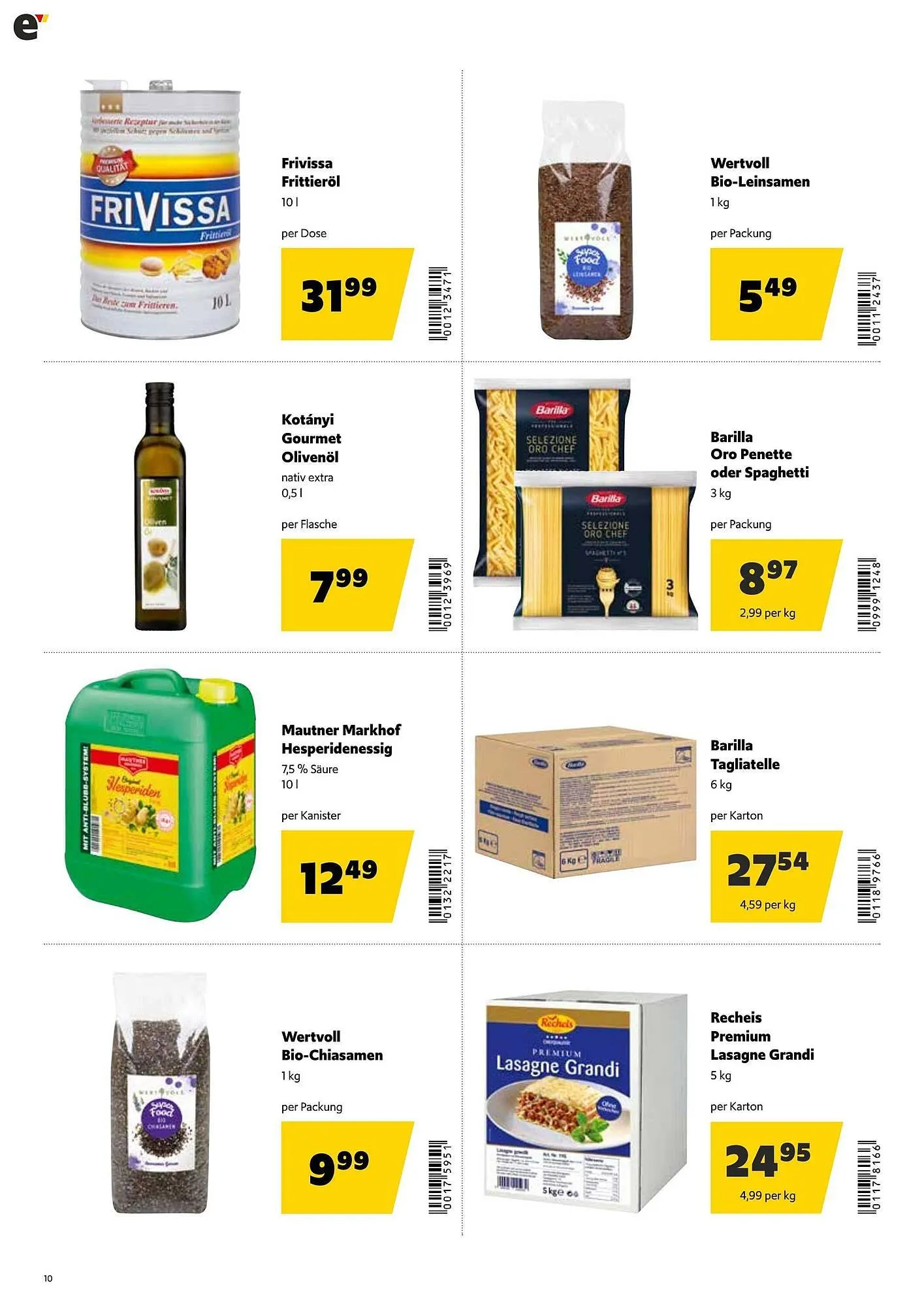 Eurogast Grissemann Flugblatt von 9. Februar bis 21. Februar 2026 - Flugblätt seite  10