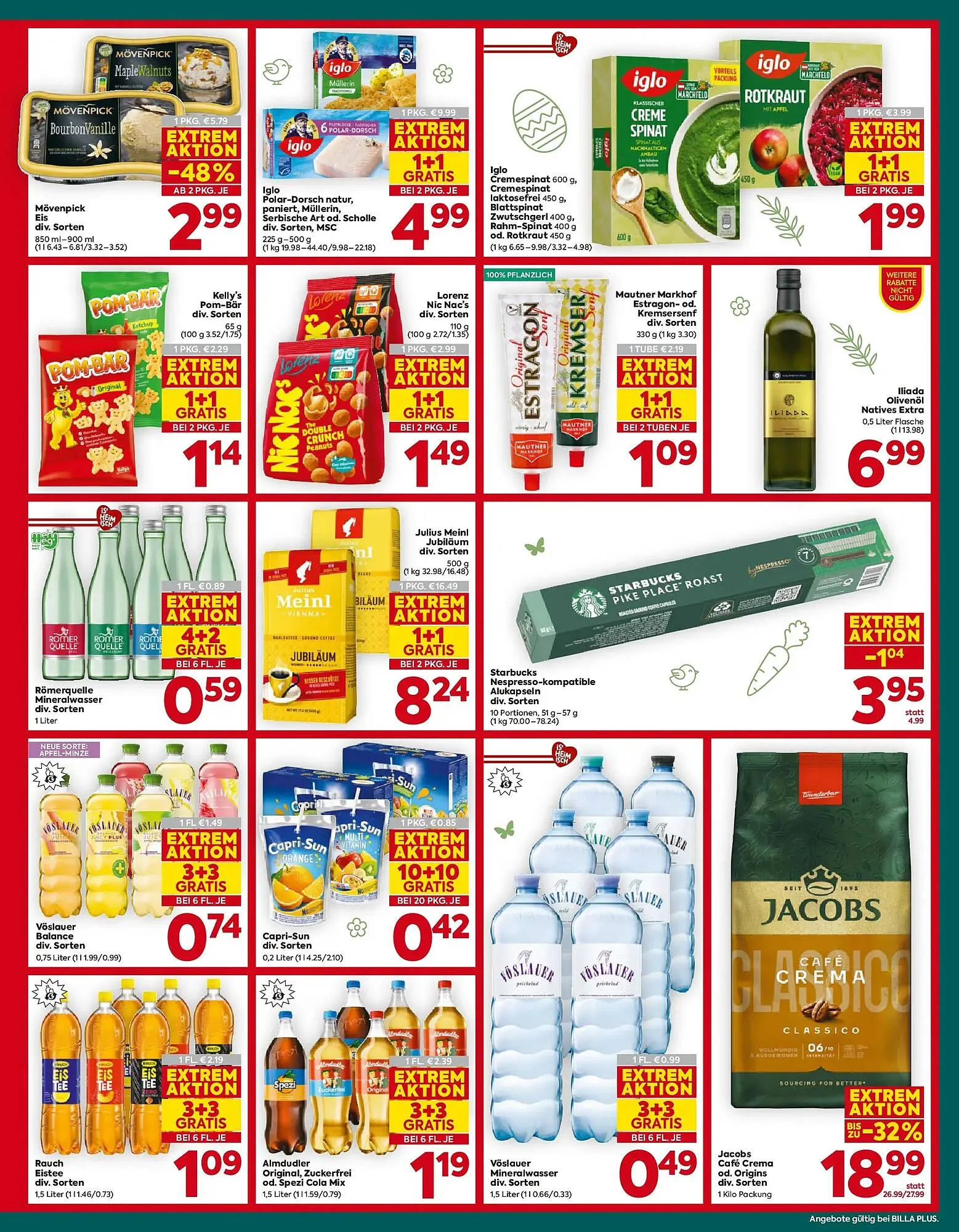 Billa Flugblatt von 26. März bis 4. April 2026 - Flugblätt seite  5